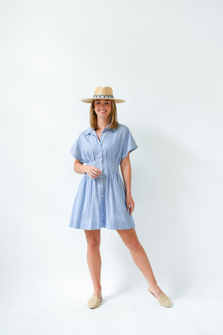 Pleat Me Halfway Mini Dress