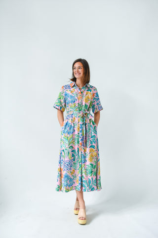 Oh My Blooms Midi Dress