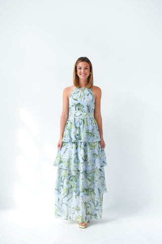 Serenade Bloom Tiered Maxi Dress