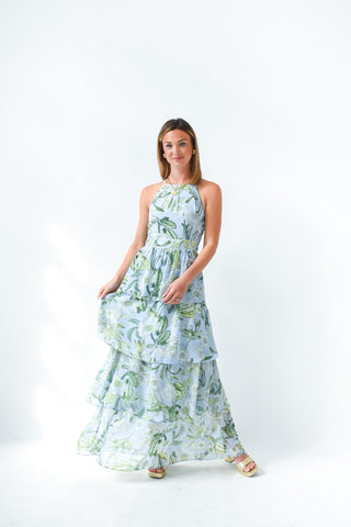 Serenade Bloom Tiered Maxi Dress