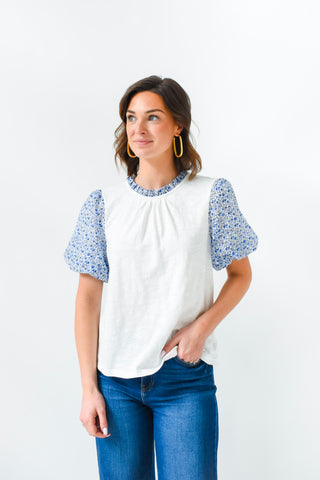 Daydreaming In Blue Top