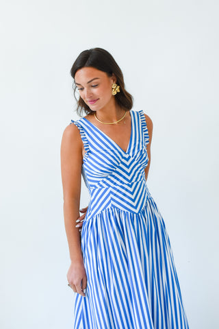 Stripe Goals Maxi Dress