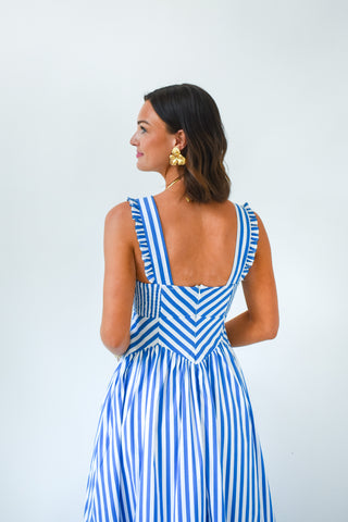 Stripe Goals Maxi Dress
