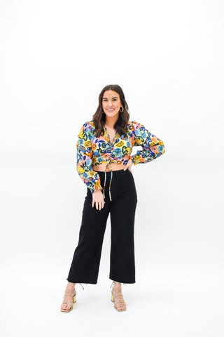 In The Moment Ruched Halter Top