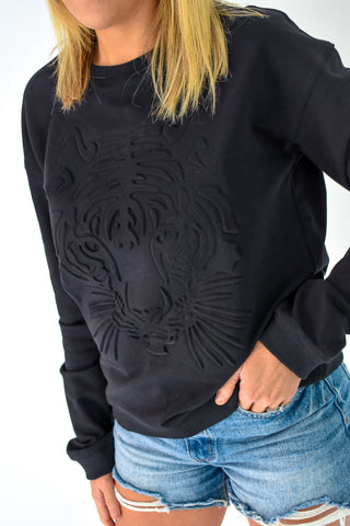 Tiger Embossed Sweatshirt
