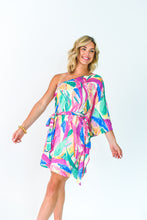 Load image into Gallery viewer, Flirty Feels One Shoulder Dress
