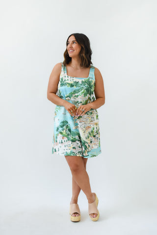 Santorini Stroll Shift Dress