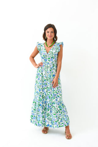 Springtime Sweetheart Floral Maxi Dress