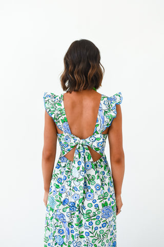 Springtime Sweetheart Floral Maxi Dress