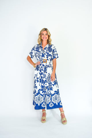 Forever Floral Button Up Maxi Dress