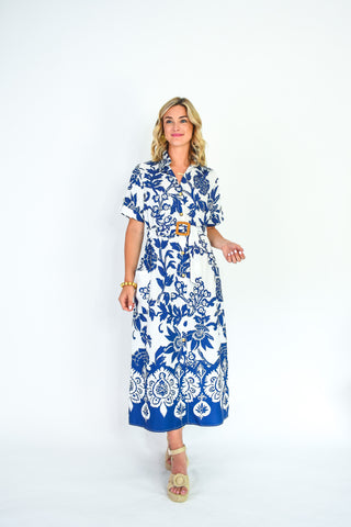 Forever Floral Button Up Maxi Dress