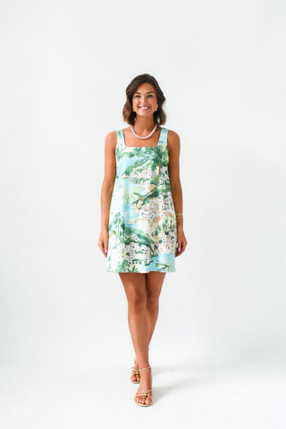 Santorini Stroll Shift Dress