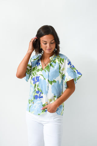 Breezy Blooms Floral Top