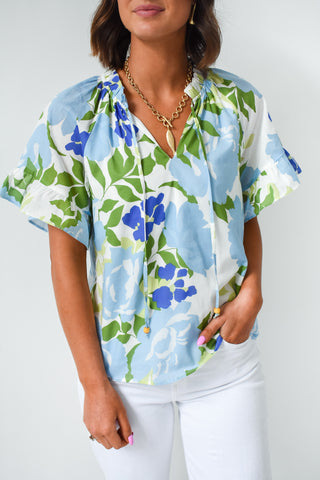 Breezy Blooms Floral Top