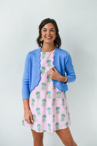 Softly Scalloped Knit Cardigan