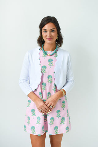 Softly Scalloped Knit Cardigan