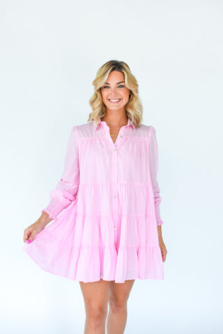 Forever Flirty Button Down Mini Dress