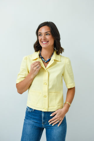 Lemon Drop Denim Jacket