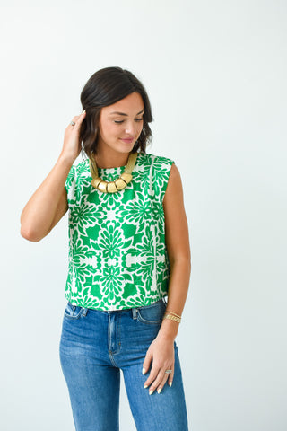Palm Perfect Tropical Top