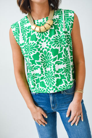 Palm Perfect Tropical Top