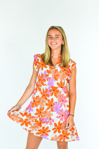 You Made My Day Floral Dress