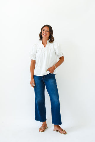 Just Black High Rise Wide Leg