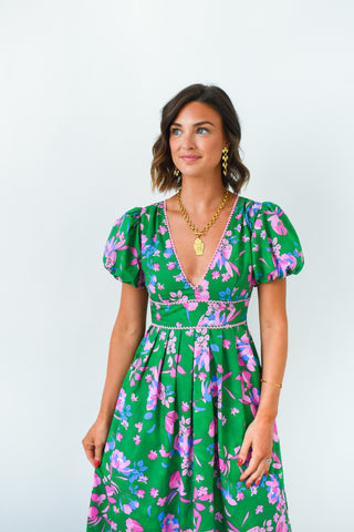 Jaylene Pleated Maxi Dress