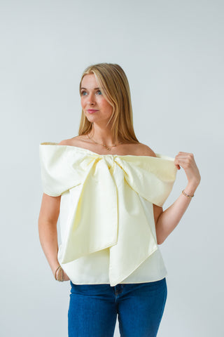 Bows Before Bros Off The Shoulder Top