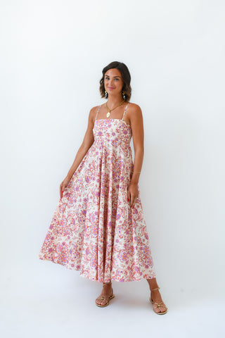 Paisley Please Midi Dress