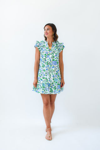 Ivona Ruffle Mini Dress