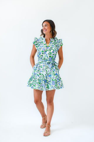 Ivona Ruffle Mini Dress