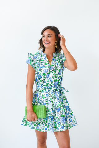Ivona Ruffle Mini Dress