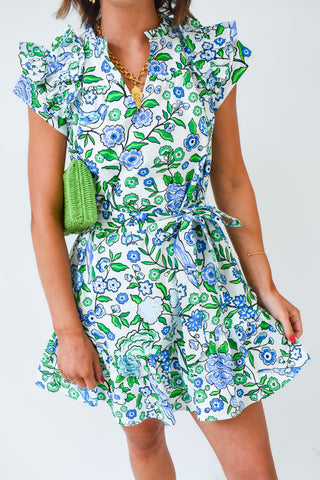 Ivona Ruffle Mini Dress