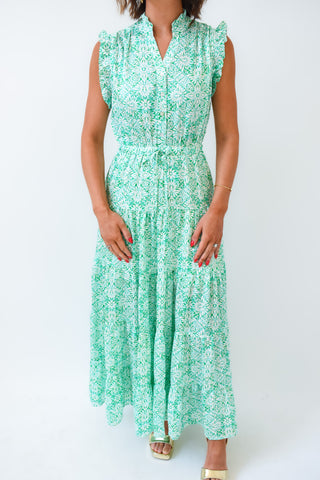 Leaf Me Breathless Floral Maxi Dress