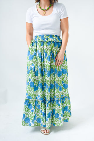 Charleston Ruffle Maxi Skirt