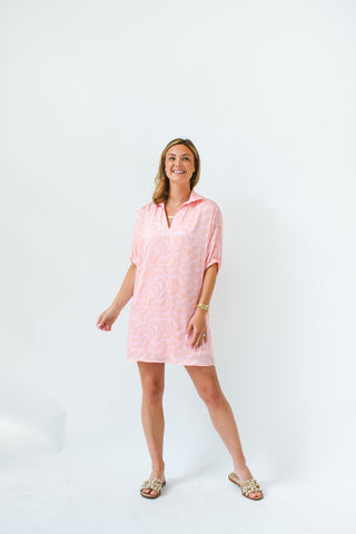 Scallop Back, Girl Collar Dress