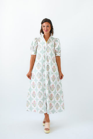 Karlie Vintage Floral Maxi Dress