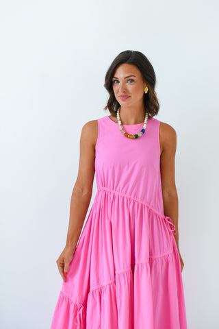 Bubblegum Beauty Midi Dress