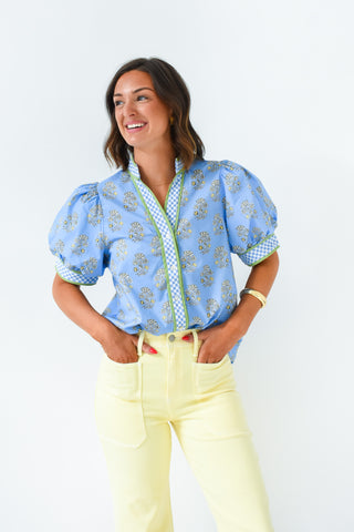 It's A Blue-tiful Day Top