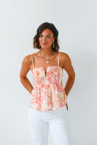 Petal Please Pintuck Top