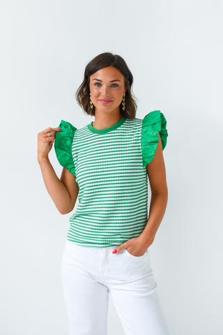 Just My Stripe Knit Top