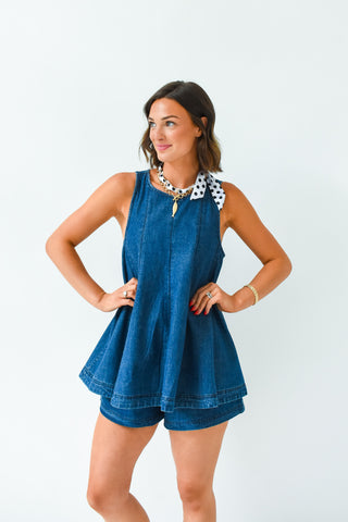 Denim Darling Short Set