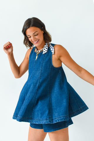 Denim Darling Short Set