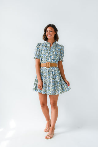 Coastal Class Button Front Dress