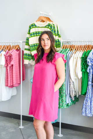 Spring For You Ruffle Dress