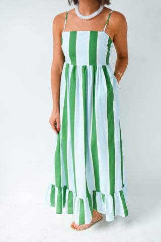Stripe Society Maxi Dress