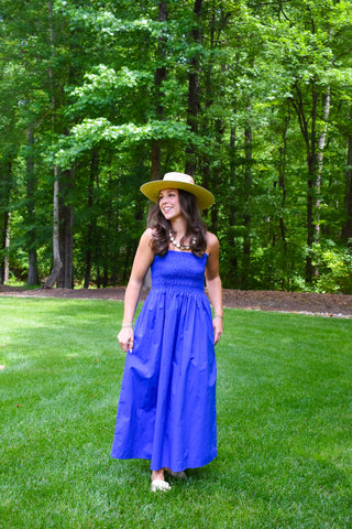 Cornelia Poplin Maxi Dress