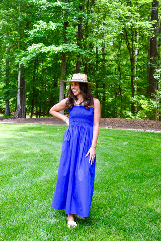 Cornelia Poplin Maxi Dress