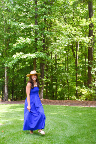 Cornelia Poplin Maxi Dress