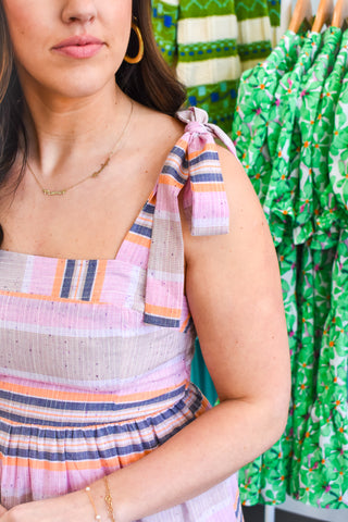 Summer Breeze Striped Maxi Dress